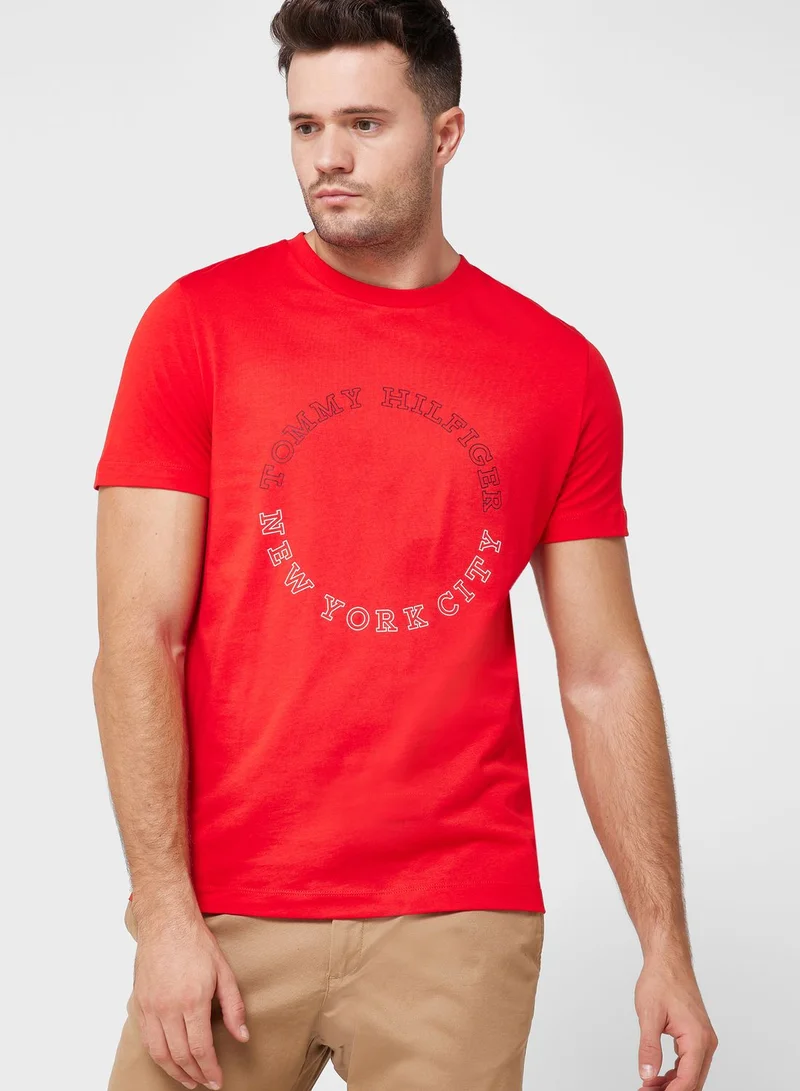 TOMMY HILFIGER Logo Crew Neck T-Shirt