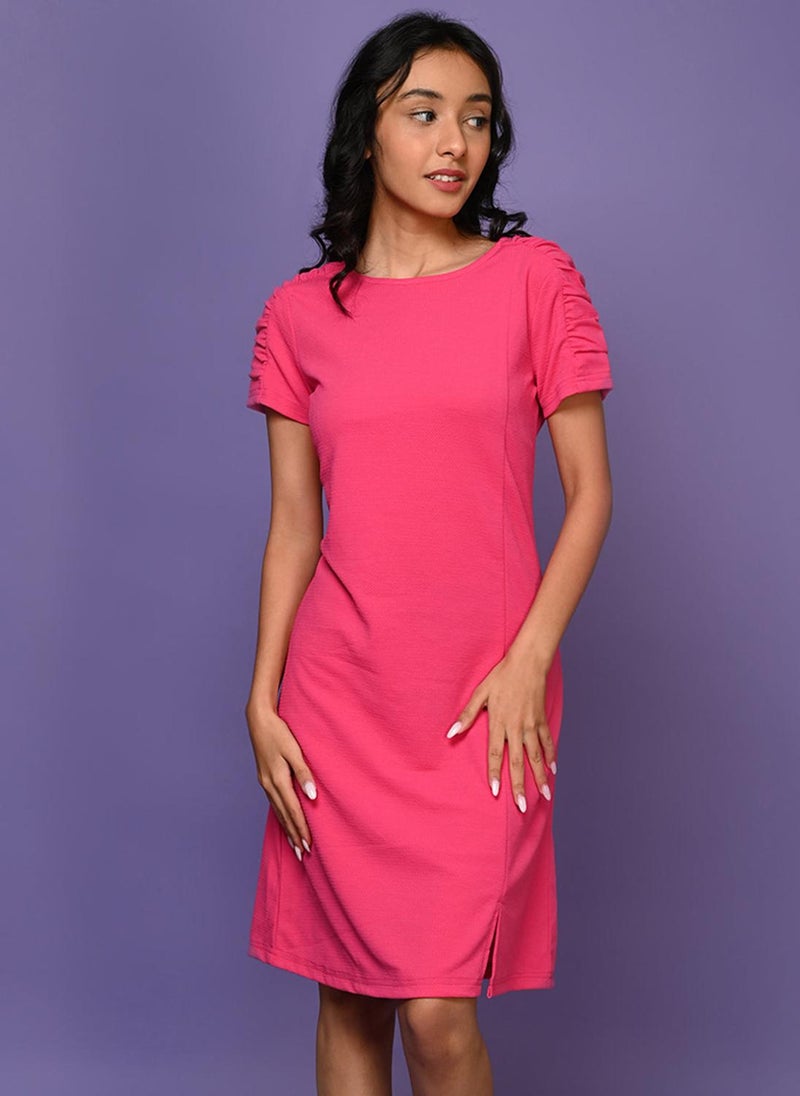 LILPICKS Hot Pink Dress - Image 1