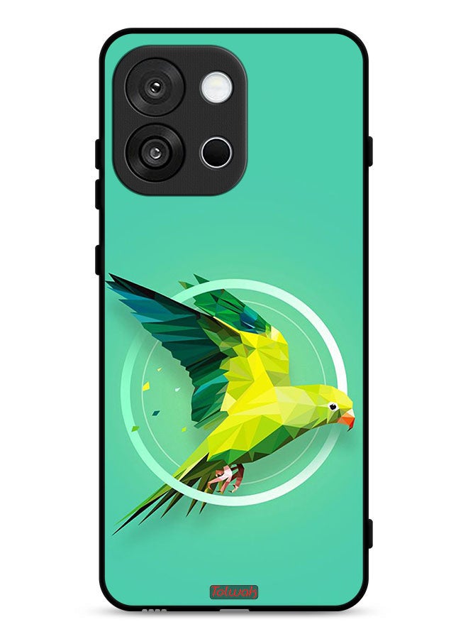 Tolwak OnePlus 13T Protective Case Cover Parrot Abstract Art - Image 1