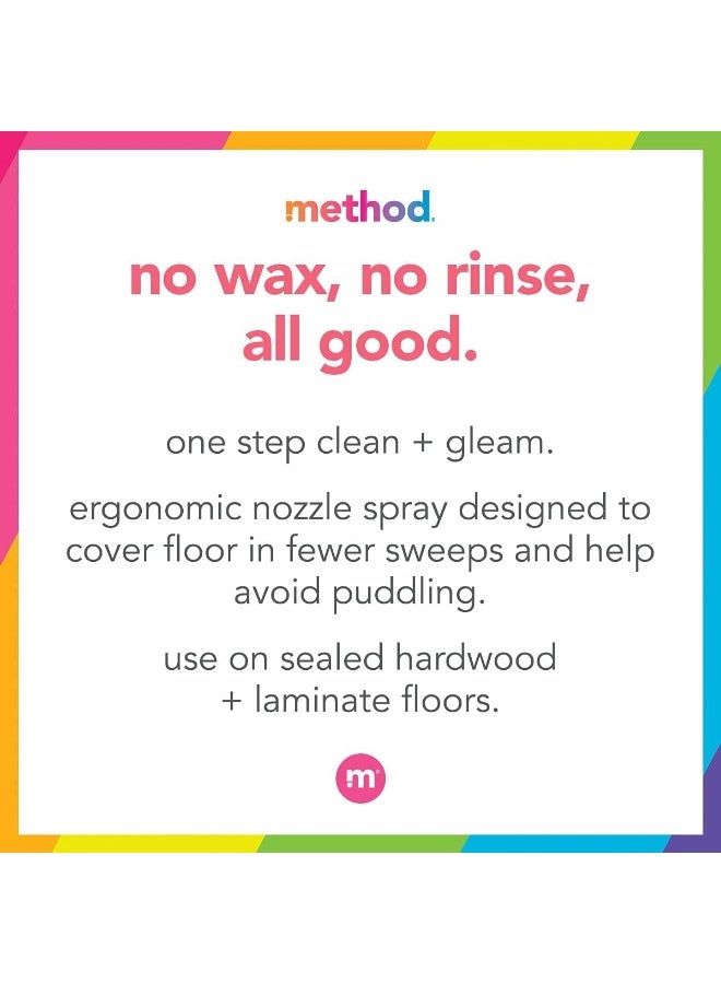 Method Hardwood Floor Cleaner Squirt + Mop Refill, Almond, For Sealed Hardwood and Laminate Floors, 68 Fl Oz (Pack of 1) - Image 3