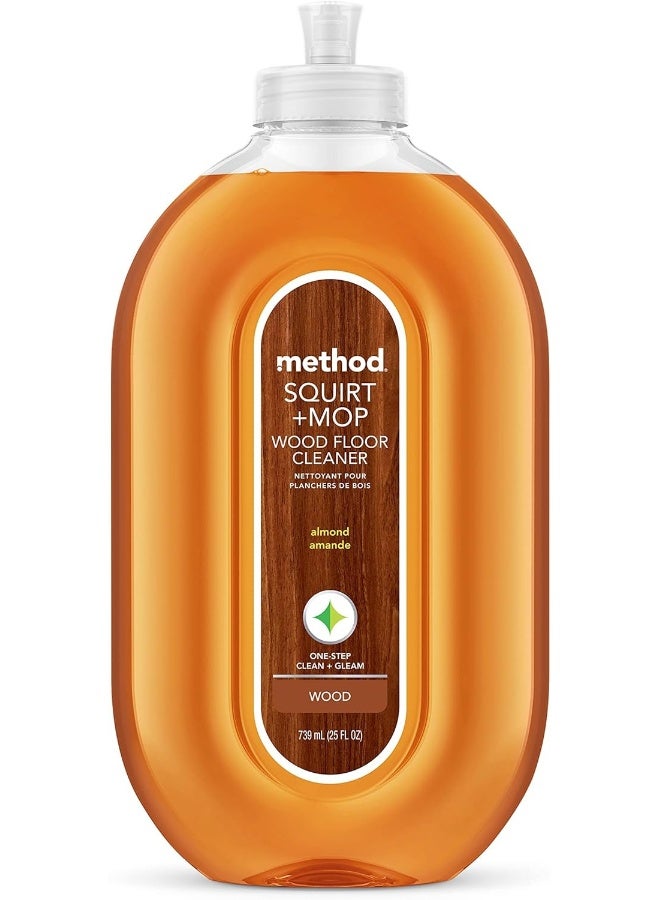Method Hardwood Floor Cleaner Squirt + Mop Refill, Almond, For Sealed Hardwood and Laminate Floors, 68 Fl Oz (Pack of 1) - Image 4