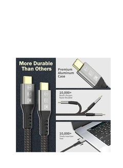 KASTWAVE USB4 Cable Compatible with Thunderbolt 4, 8K 5K USB-C Cable, 8K@60Hz 5K/4K 60Hz Video, 40Gbps Data, 100W Power Delivery, 1 Meter  - Image 5