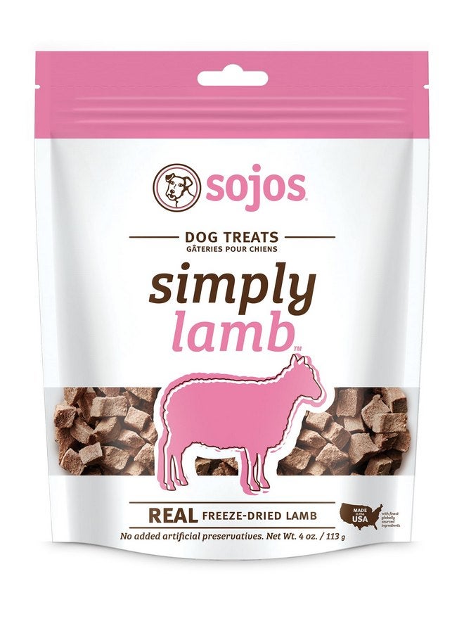 سوجوز طعام الحيوانات الأليفة الطبيعي SOJOS، وجبة خفيفة للكلاب خالية من الحبوب مجففة بالتجميد، كيس 4 أونصات (557030) - Image 1