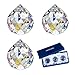 SINEHE SINEHE Clear Crystal Prism Ball Rainbow Maker Window Prisms Suncatcher, 40MM / 3 Pack  - Image 2