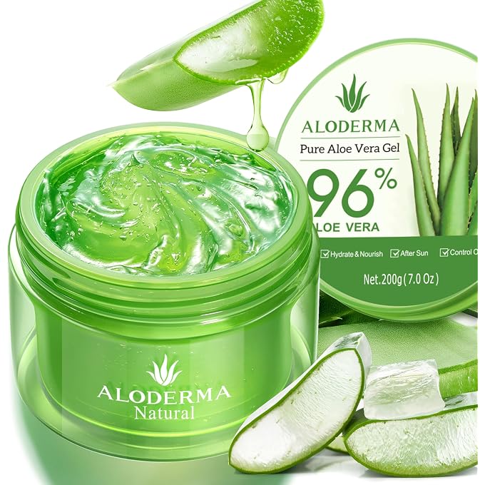 Aloderma Pure Aloe Vera Gel, 200 g - Image 1