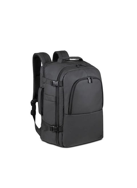 RivaCase 8465 Black Coated ECO Travel Laptop Backpack 17.3”