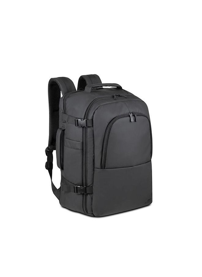 RivaCase 8465 Black Coated ECO Travel Laptop Backpack 17.3”