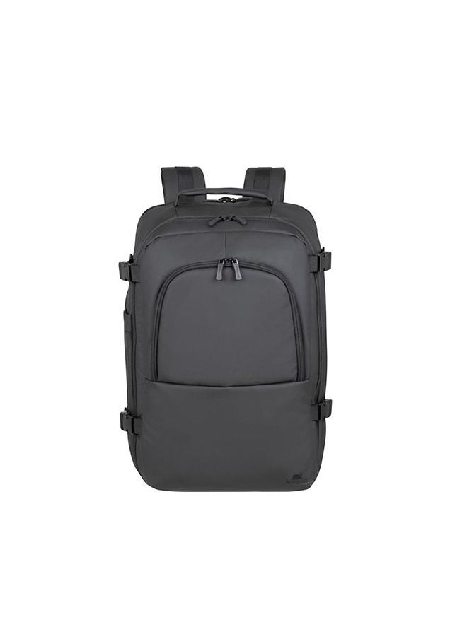 RivaCase 8465 Black Coated ECO Travel Laptop Backpack 17.3”