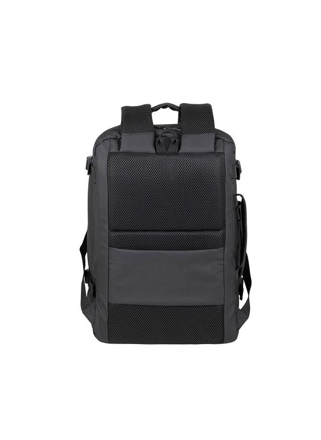 RivaCase 8465 Black Coated ECO Travel Laptop Backpack 17.3”