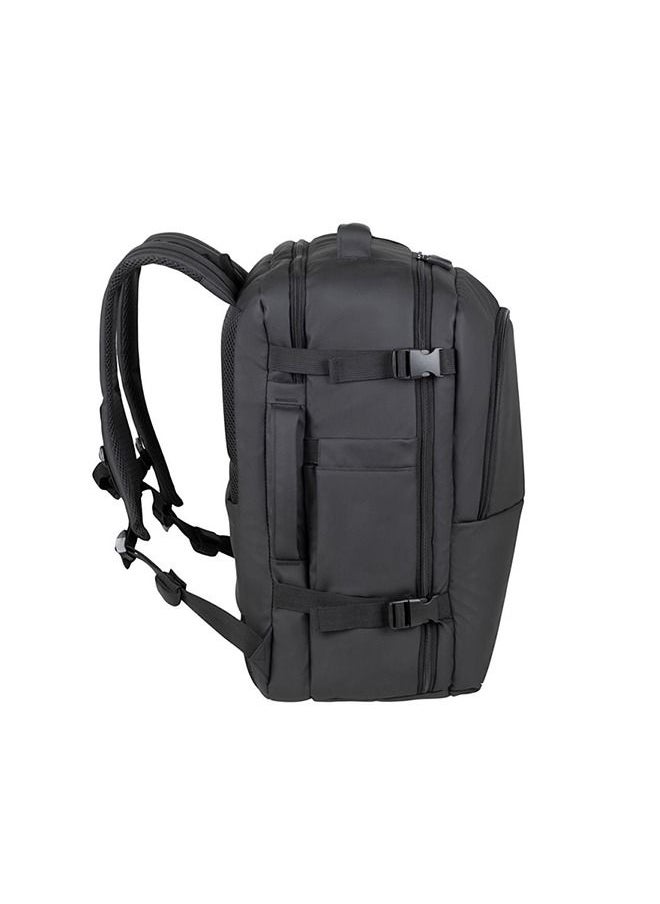 RivaCase 8465 Black Coated ECO Travel Laptop Backpack 17.3”