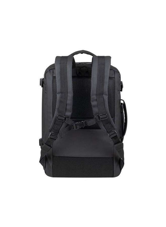 RivaCase 8465 Black Coated ECO Travel Laptop Backpack 17.3”