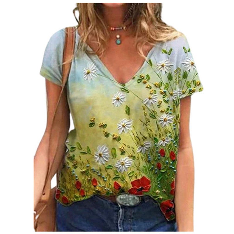 Independent Station Women's 2021 Fashion Digital Printing T-shirt - Image 1
