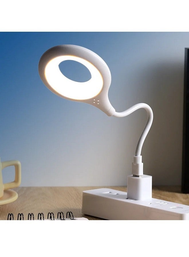 yalilai (2-pack) Portable LED desk lamp, USB intelligent voice reading light, suitable for eye care lighting on PC computers and laptops - Image 3