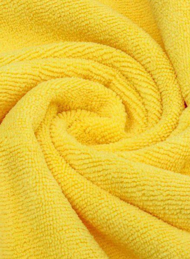 RHINOMOTIVE RHINOMOTIVE - Detailing and Cleaning Microfiber Cloth Yellow 36X36 CM  - Image 3
