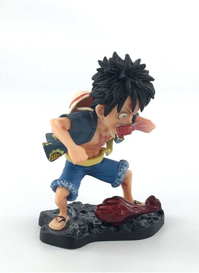 One Piece One Piece Luffy Action Figure Decorative Resin Sculpture Home Decor Statue, Art Figurine Home Ornament Decoration for Office, Living Room, Bedroom, Book Shelf, TV Cabinet, Desktop  - Image 5