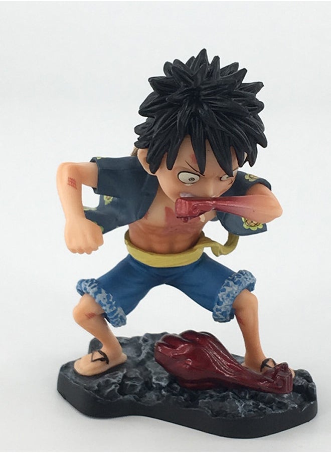 One Piece One Piece Luffy Action Figure Decorative Resin Sculpture Home Decor Statue, Art Figurine Home Ornament Decoration for Office, Living Room, Bedroom, Book Shelf, TV Cabinet, Desktop  - Image 3