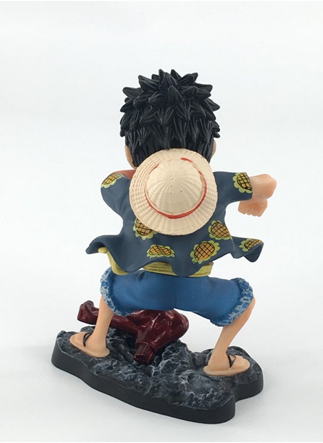 One Piece One Piece Luffy Action Figure Decorative Resin Sculpture Home Decor Statue, Art Figurine Home Ornament Decoration for Office, Living Room, Bedroom, Book Shelf, TV Cabinet, Desktop  - Image 4