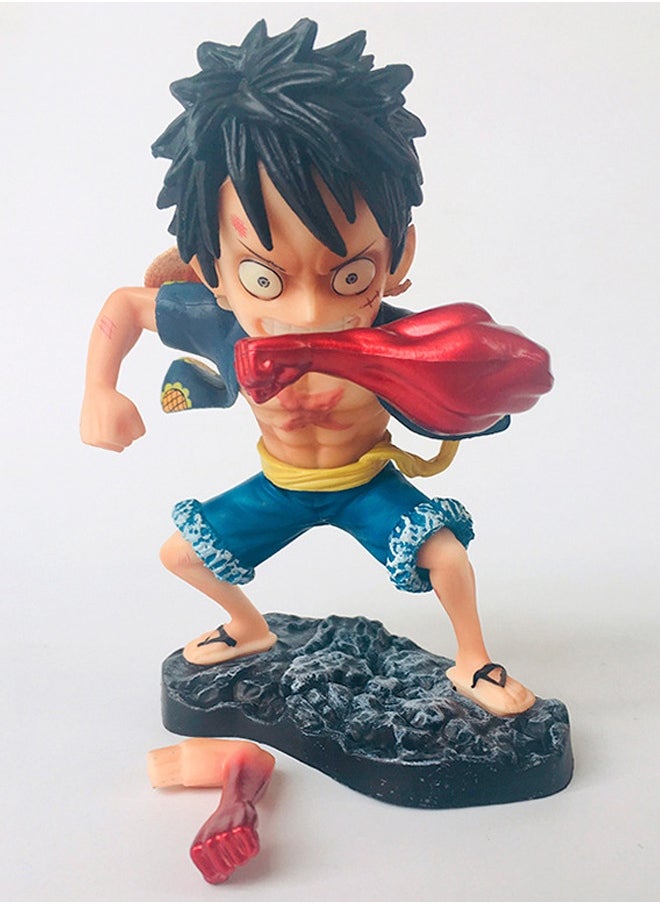 One Piece One Piece Luffy Action Figure Decorative Resin Sculpture Home Decor Statue, Art Figurine Home Ornament Decoration for Office, Living Room, Bedroom, Book Shelf, TV Cabinet, Desktop  - Image 1