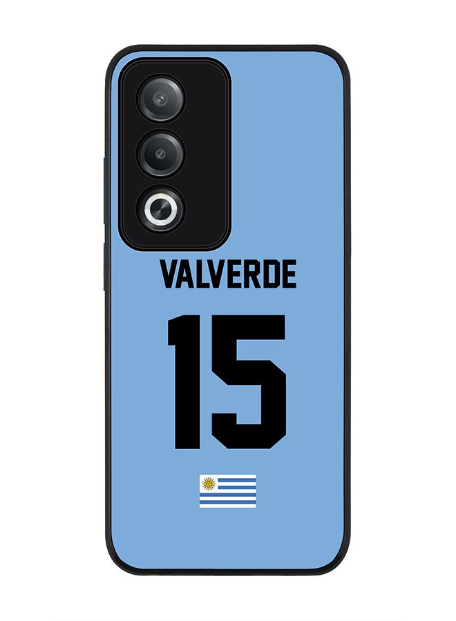 Stylizedd For Oppo A3 Pro / A80 Case,Slim fit Camera Protection, Shockproof Thin Phone cover - Football - Uruguay , Valverde - Image 1