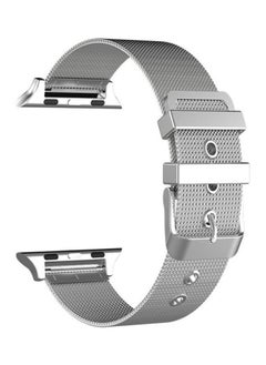 Milanese Watchband For Apple Watch Series 7 41mm/6 & SE 5 4 40mm/3 2 1 38mm Silver