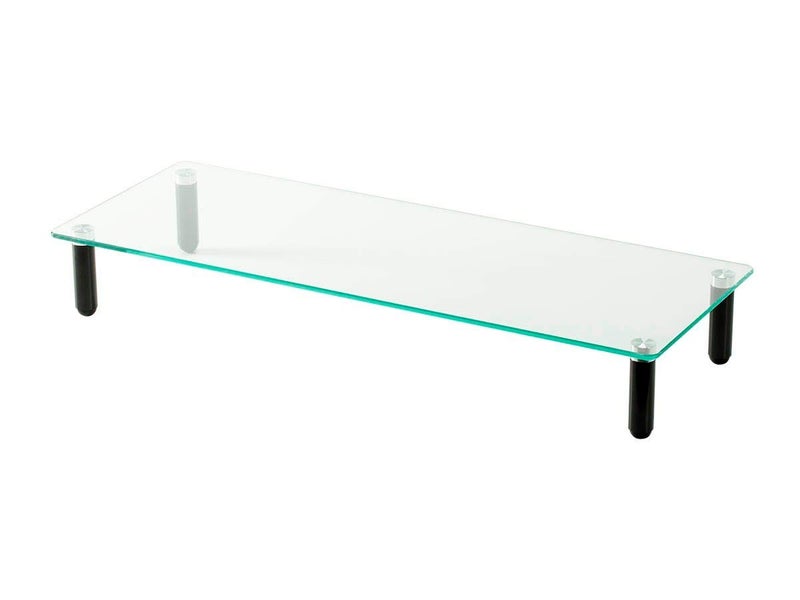 Monoprice Universal Monitor Riser Shelf 2234; x 8.2534;, Black - Image 1