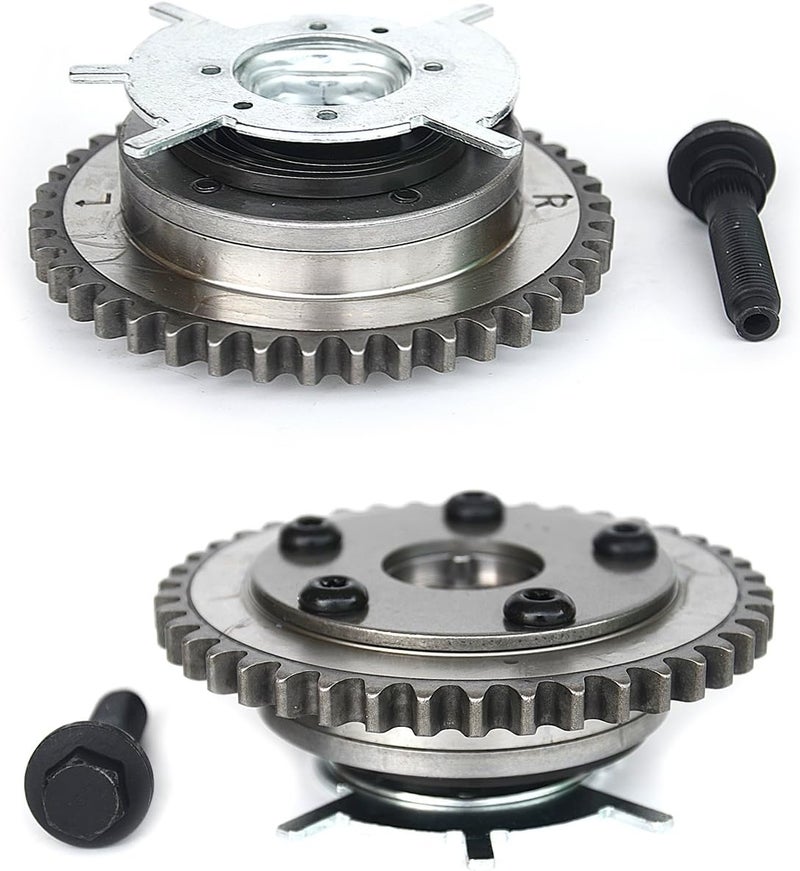 AKWH Pair Camshaft Phaser VVT Variable Valve Timing Cam Sprocket Replacement for 2004-2011 Ford Expedition Explorer Lobo Mu-stang F150 F250 F350 Pickup Na-vigator Mark LT Moun-taineer 5.4L 3V Triton - Image 1