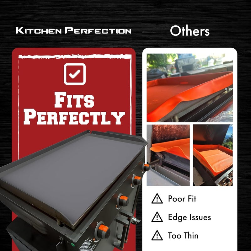 Kitchen perfection وسائد مقلاة رمادية، قياس 36 بوصة - Image 5