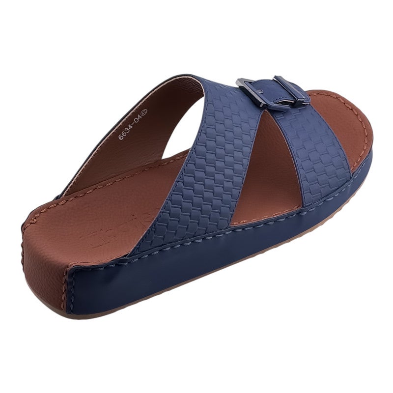 AET A E T Handmade Arabic Sandals For Men | Outdoor Mens Slippers | Genuine PU Leather With Buckle - Image 3
