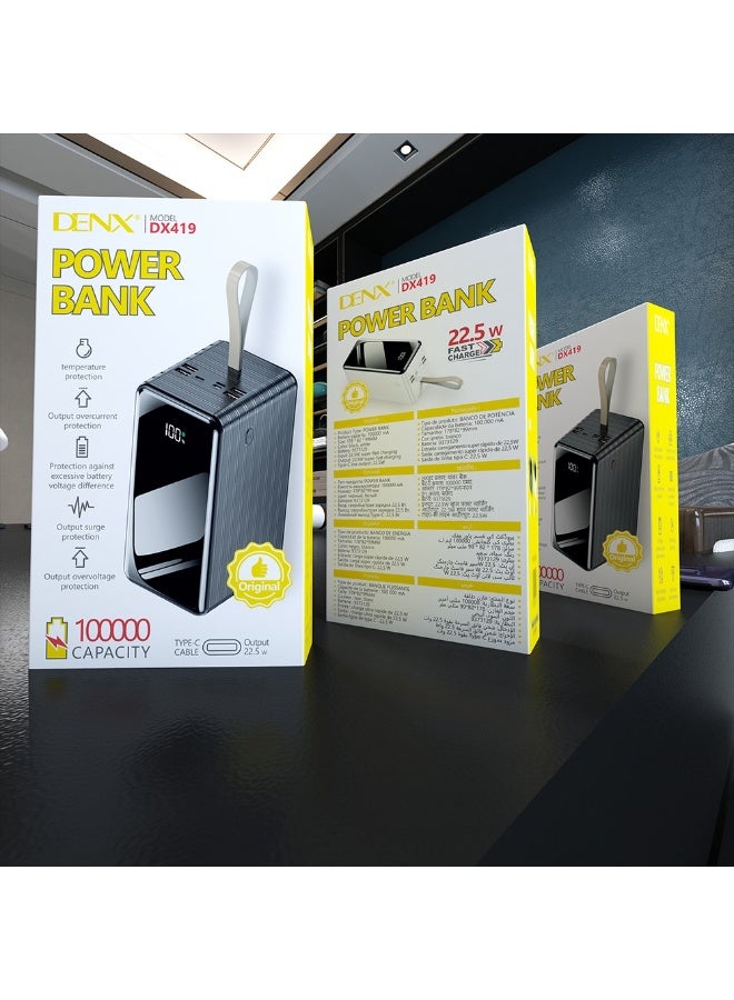 Denx DX419 - 100000 mAh Power Bank - Image 4