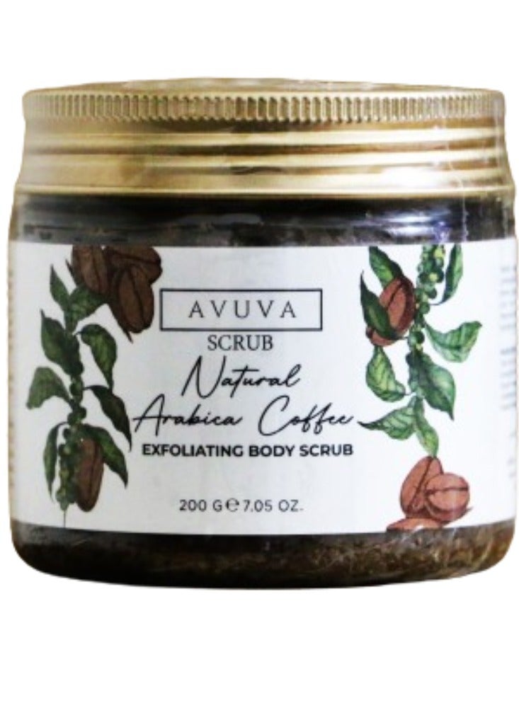 Avuva Scrub Natural Arabica Coffee Body Scrub 200 G - Image 1