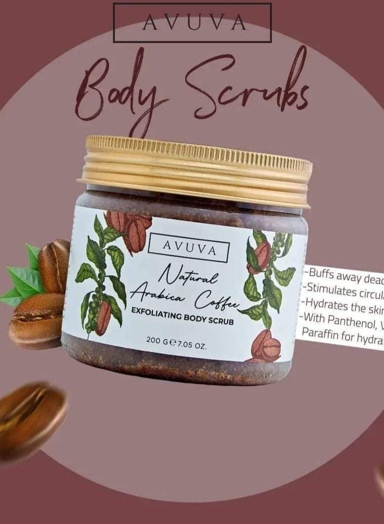 Avuva Scrub Natural Arabica Coffee Body Scrub 200 G - Image 3