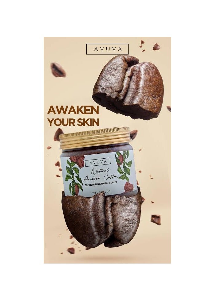 Avuva Scrub Natural Arabica Coffee Body Scrub 200 G - Image 5
