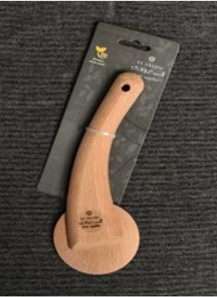 Generic Beech wood pizza cutter 
