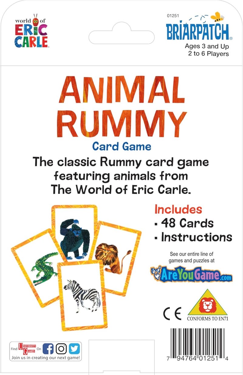 Briarpatch The Very Hungry Caterpillar Animal Rummy Card Game for Ages 3+ - Image 4