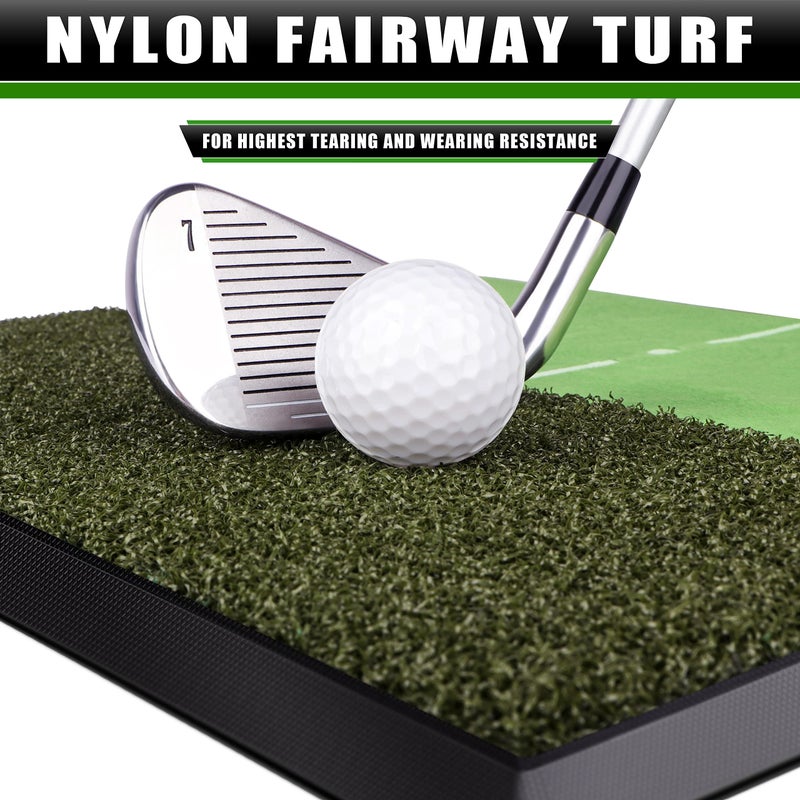 CHAMPKEY Heavy-Duty Golf Hitting Mat - Swing Path Feedback Golf Practice Mat - Ideal for Indoor and Outdoor Training - Image 4