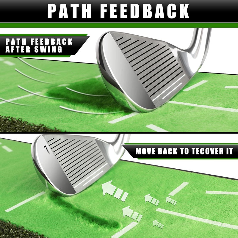 CHAMPKEY Heavy-Duty Golf Hitting Mat - Swing Path Feedback Golf Practice Mat - Ideal for Indoor and Outdoor Training - Image 5