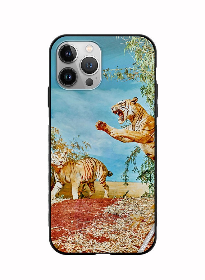 VR CREATIVE Protective Case Cover For Apple iPhone 11 Pro Tiger Jumping Design Multicolour - Image 1