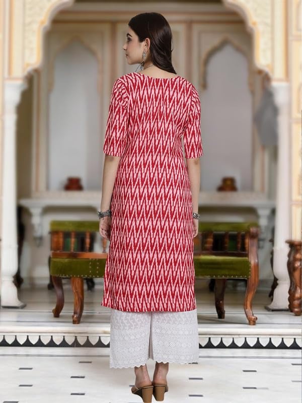 Tee Projekt Crepe Verstaile Straight Printed Kurti for Women's ll Casual Wear Kurti (Pack of 6) - Image 2