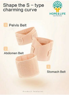 Hope And Life Hope And Life 3 In 1 Postpartum Medical Abdominal Girdle To Strengthen Muscles, Sculpt The Abdomen, And Restore A Natural Shape  - Image 5