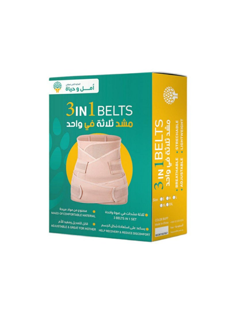 Hope And Life - Hope And Life 3 In 1 Postpartum Medical Abdominal Girdle To Strengthen Muscles, Sculpt The Abdomen, And Restore A Natural Shape - Image 1