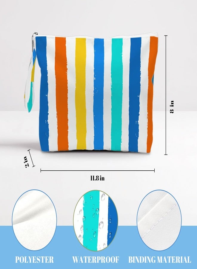 IAXIC Tote Bag & Wet Bag Vacation Combo, Waterproof Spacious Multi-purpose with Summer Themed Print, Ideal Gift for Ladies Travel Toiletry Cosmetic Storage - Image 5