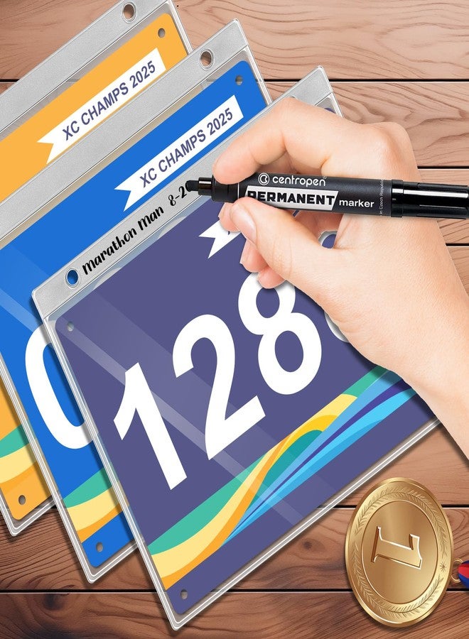 HYRAUL Race Bib Album, 24 Vinyl Sleeves, Display Holder With Cover for Marathon, Running Race Numbers - Image 3