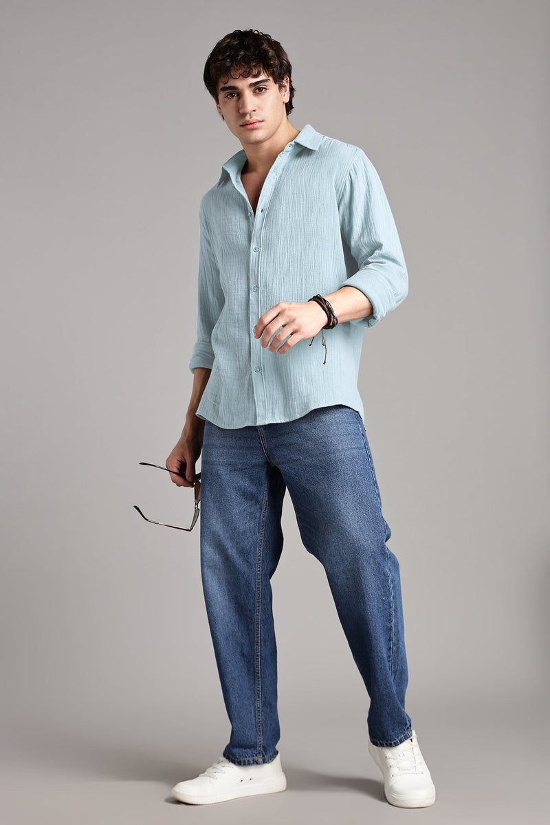 fyltr Men's 100% Cotton Solid Color Shirt - Full Sleeves | Casual Shirts for Men | Shirts for Office | Comfortable & Soft - Image 2