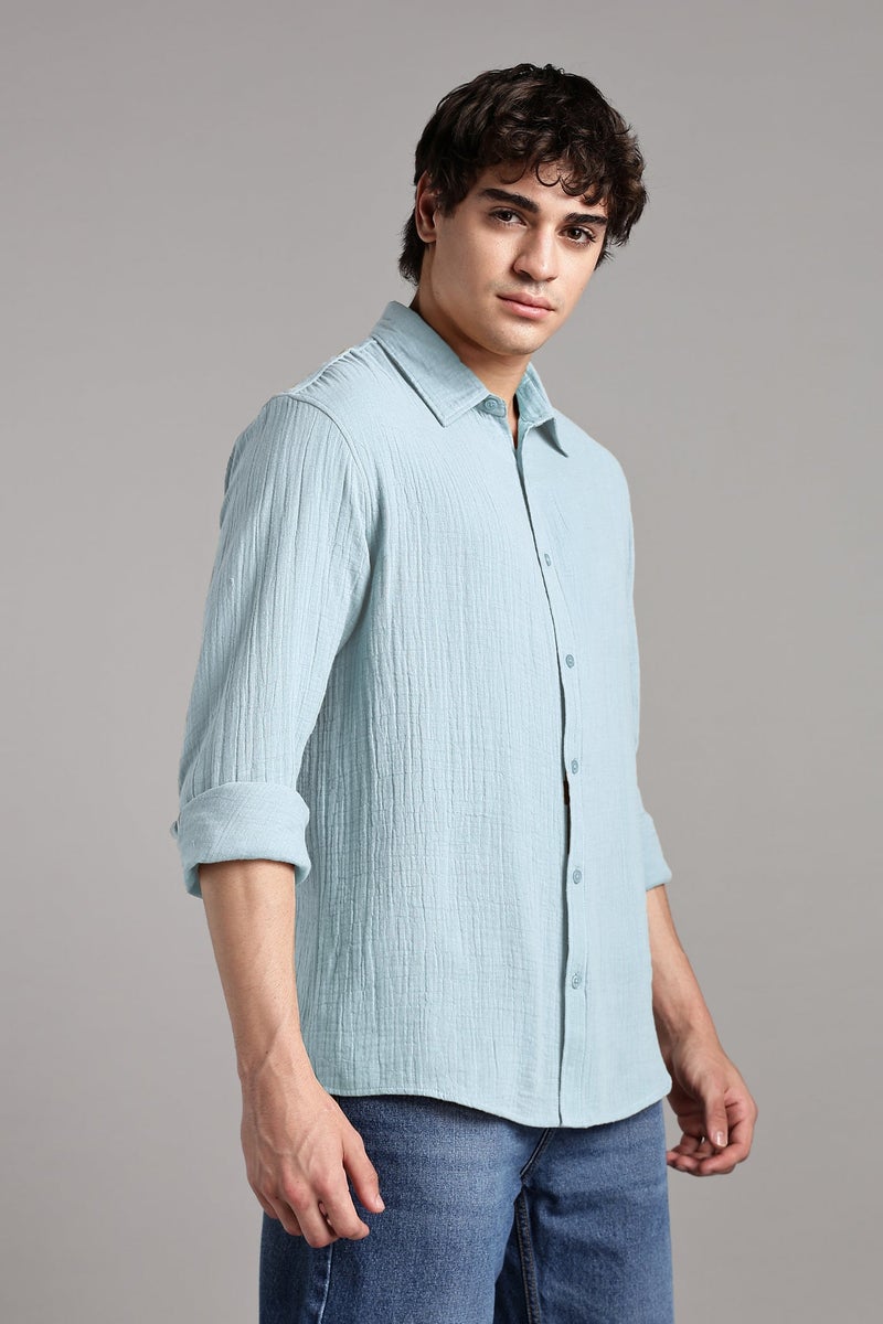 fyltr Men's 100% Cotton Solid Color Shirt - Full Sleeves | Casual Shirts for Men | Shirts for Office | Comfortable & Soft - Image 5