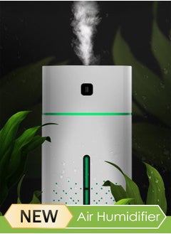 بيوينتي Mini USB Color Air Humidifier, USB Car Humidifier, Mini Portable Humidifier Air Purifier, Small USB Desktop Air Purifier, Aromatherapy Machine for Home Bedroom Office  - Image 1