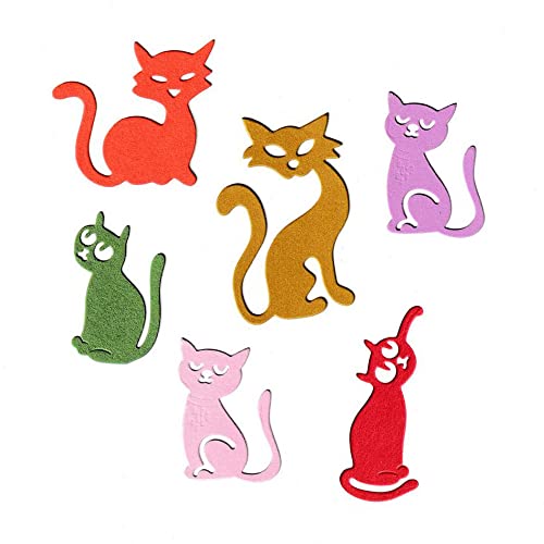 NVZBL 5pcs Cats Cutting Dies, Cat Animal Die Cuts Metal Embossing Stencils Template Mould for Card Scrapbooking and DIY Craft Album Paper Card Decor - Image 3