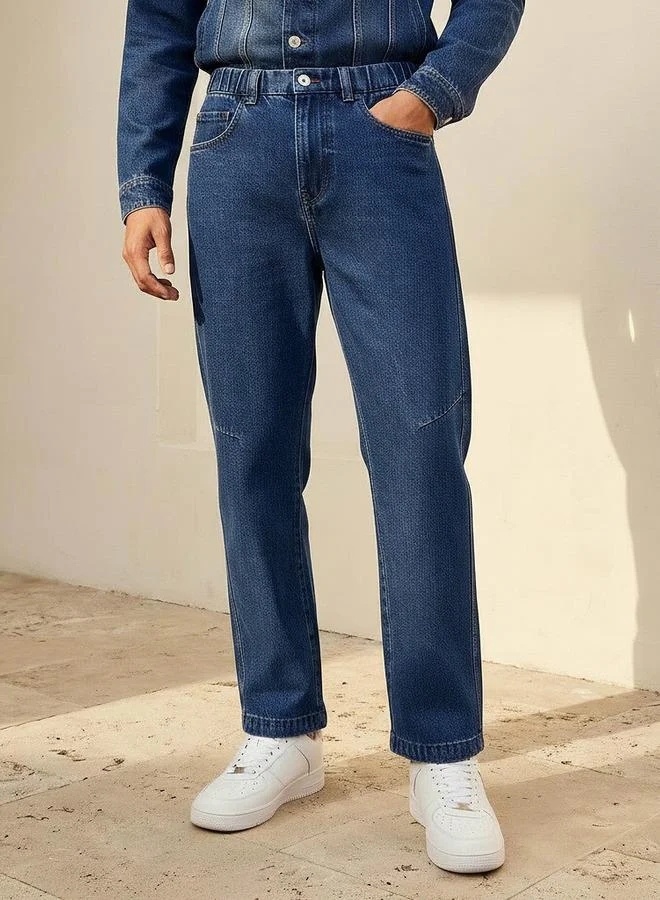 Lee Cooper Lee Cooper Men Straight Fit Mid-Rise Jeans
