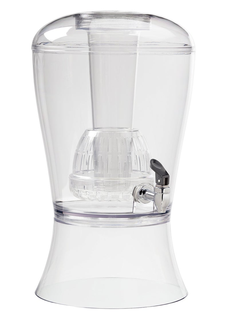 CreativeWare CreativeWare Beverage Dispenser with Ice Cylinder and Fruit Infuser 3 Gallon Clear