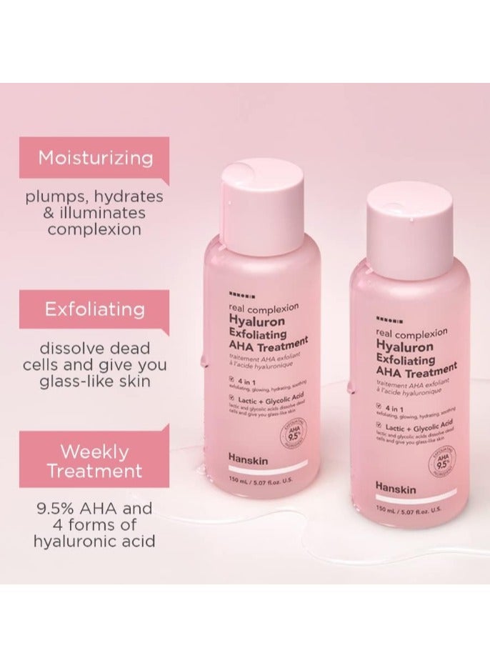 Hanskin Hyaluron Exfoliating AHA Treatment 150ml - Image 3
