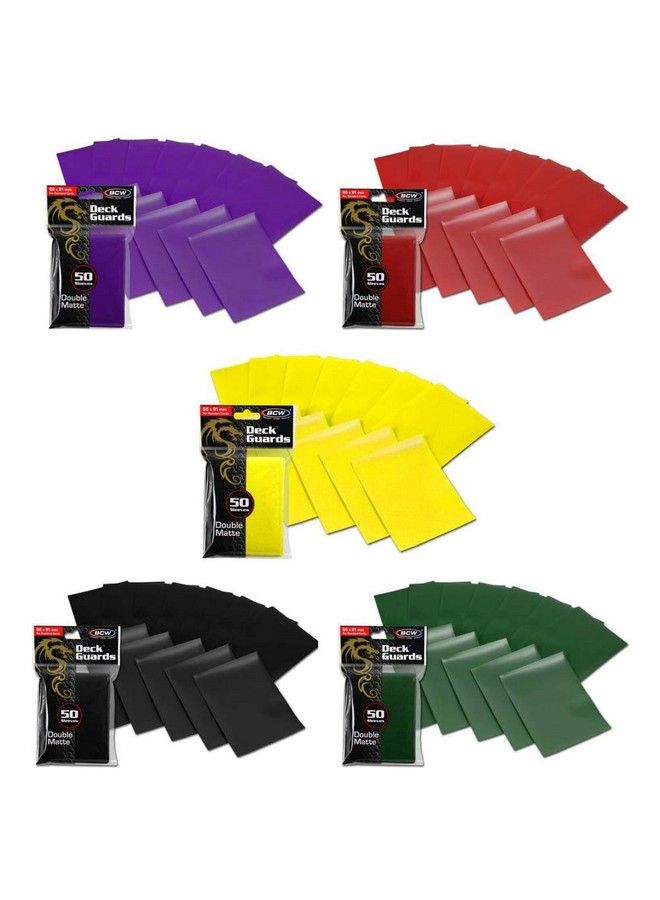 BCW 500 Double Matte Deck Guard Sleeves For Collectable Gaming Cards - Image 4